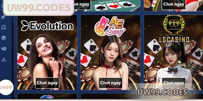 Tìm hiểu sơ lược sảnh  EVO UW99 hàng đầu tại nhà cái
