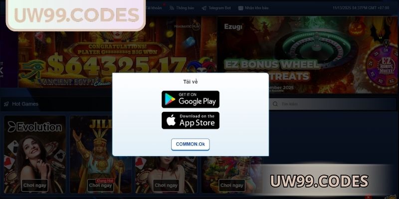 Tải App uw99 1 Tải app UW99 giúp trải nghiệm mượt mà trên thiết bị di động